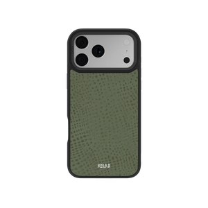 Sage Silk | Sage Green Pebbled Texture iPhone Case