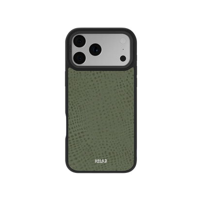 Sage Silk | Sage Green Pebbled Texture iPhone Case