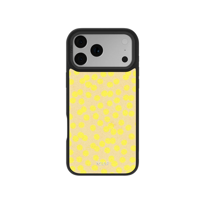 Lemon Drop | Yellow Polka Dot iPhone Case