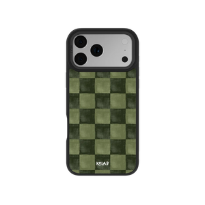 Juniper Grid | Green Checkered iPhone Case