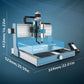 3030-PROVer Ultra Desktop CNC Router for High Precision Metalworking, with Linear Guide & Ball Screw Motion