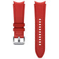 Samsung Hybrid Leather Watch Band Strap Small/Medium for Galaxy Watch 4 - Red (New)