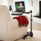LEVO G2 V16 Rolling Laptop Workstation Stand Cart - WITH MOUSE TRAY and PHONE MOUNT