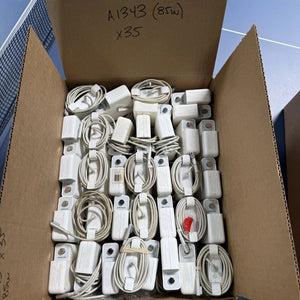 Lot of 35 85W MagSafe Power Adapters (1343) MacBook Charger FOR PARTS UNTESTED