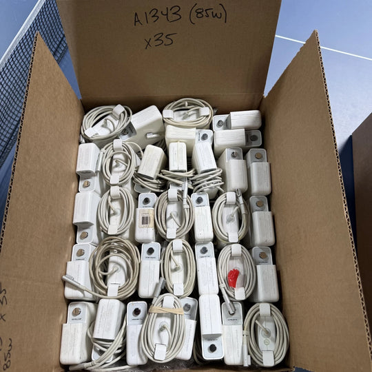 Lot of 35 85W MagSafe Power Adapters (1343) MacBook Charger FOR PARTS UNTESTED
