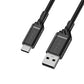 OtterBox USB-A to USB-C Charging Cable - 2M/6.6FT - Black (New)