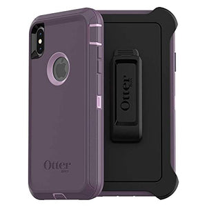 OtterBox DEFENDER SERIES Case & Holster for iPhone Xs Max - Purple Nebula (Certified Refurbished)