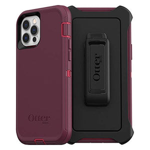 OtterBox DEFENDER SERIES Case & Holster for iPhone 12 / 12 Pro - Berry Potion