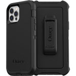 OtterBox DEFENDER SERIES Case & Holster for Apple iPhone 12/12 Pro - Black (Certified Refurbished) - Techable