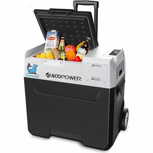 ACOPOWER LionCooler X50A Combo, Portable Solar Freezer (52 Quart Capacity) & Extra Backup 173Wh Battery