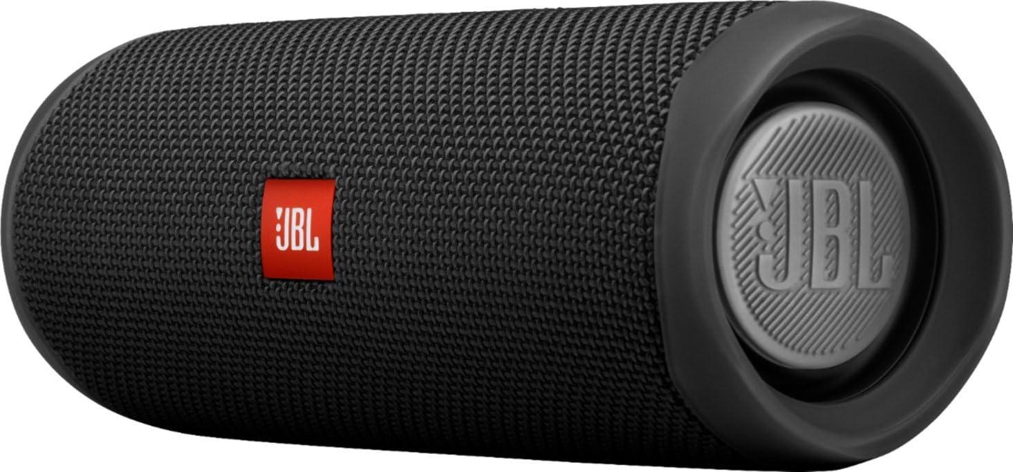 JBL Flip 5 Waterproof Wireless Portable Bluetooth Speaker - GG - Black (Pre-Owned) - Techable