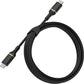 OtterBox USB-C to USB-C Cable Fast Charge 2M/6.6FT - Black Shimmer (New)