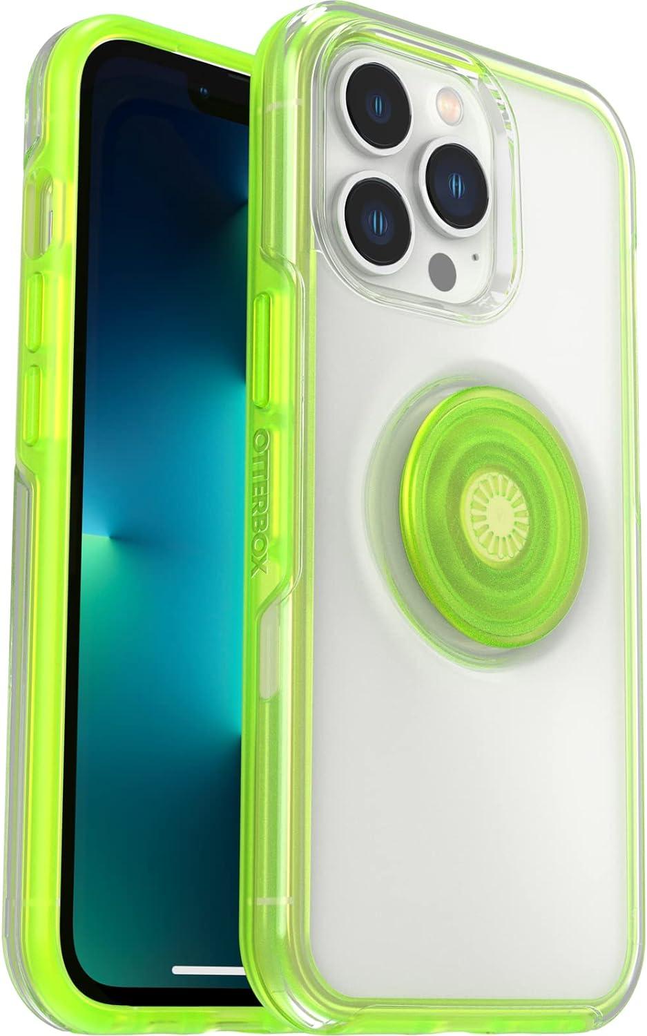 OtterBox Otter+Pop SYMMETRY SERIES Case for Apple iPhone 13 Pro - Limelite (Certified Refurbished) - Techable
