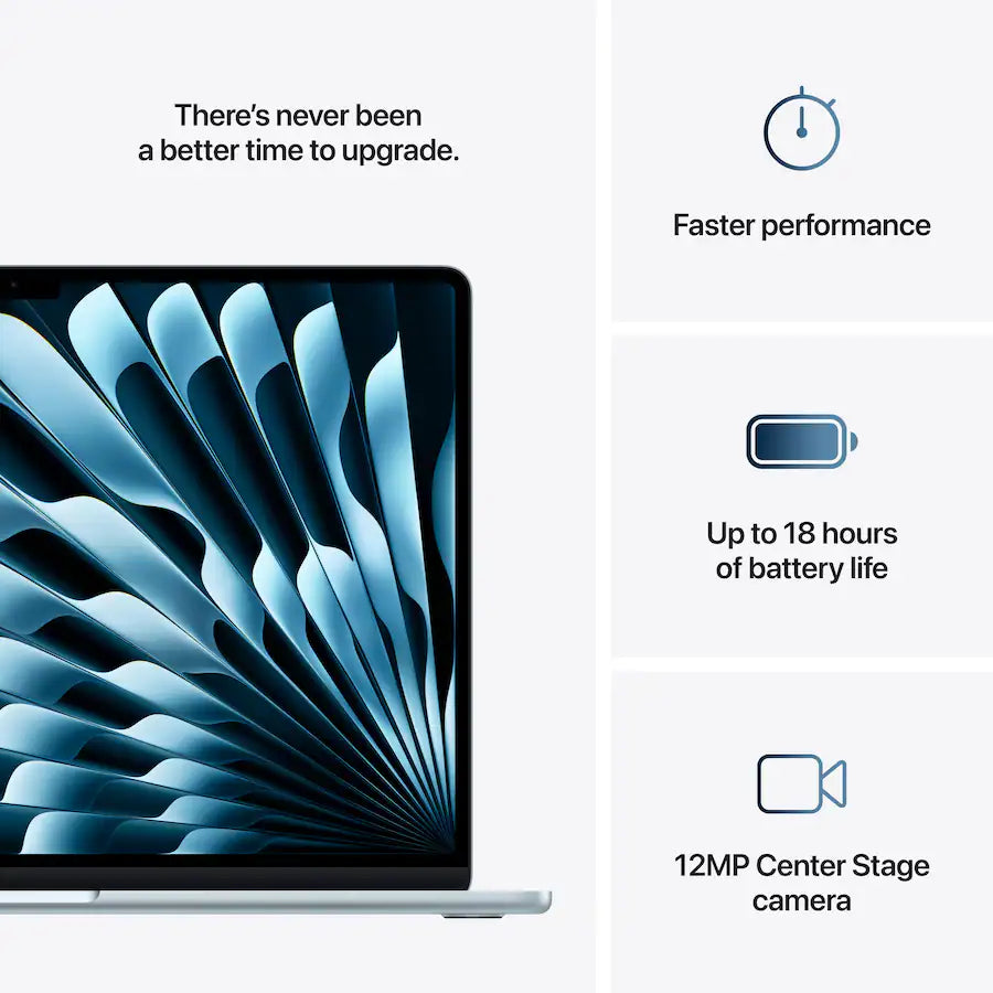 MacBook Air 2025 15 inch M4 Sky Blue | Techable