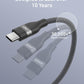 Anker USB-C to USB-C Cable (3 ft / 6 ft, 240W, Upcycled-Braided)