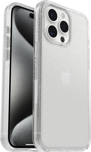 OtterBox SYMMETRY SERIES Case for iPhone 15 Pro Max - Stardust (Clear Glitter) (Certified Refurbished)