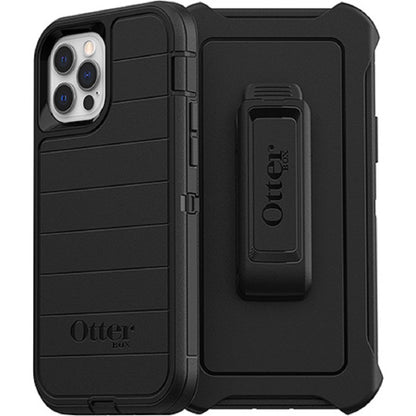 OtterBox DEFENDER SERIES Case & Holster for Apple iPhone 12/12 Pro - Black (Certified Refurbished)