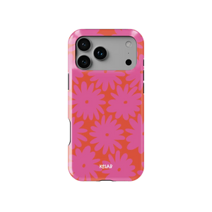 Sunflare Daisy | Pink Daisy Floral iPhone Case