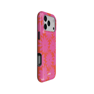 Sunflare Daisy | Pink Daisy Floral iPhone Case