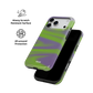 Purple Haze | Y2K Neon Green Abstract Wave iPhone Case