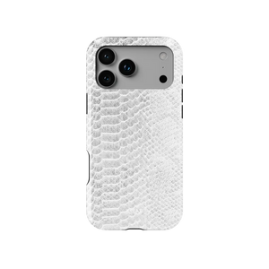 White Venom | Snake Skin Print iPhone Case