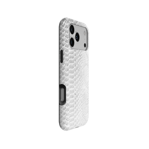 White Venom | Snake Skin Print iPhone Case