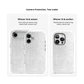 White Venom | Snake Skin Print iPhone Case