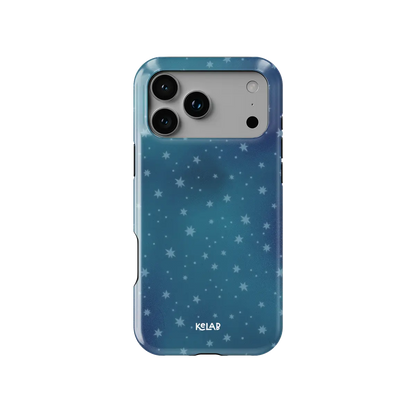 Moon Mist | Starry Midnight Blue iPhone Case