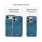 Moon Mist | Starry Midnight Blue iPhone Case