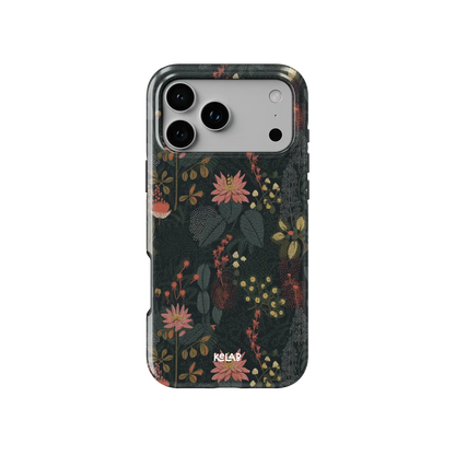 Starlit Botanica | Midnight Floral iPhone Case