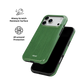 Emerald Drip | Green Stripe Pattern iPhone Case