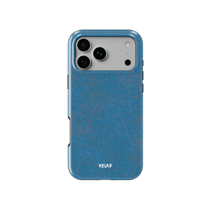 Digital Grain | Blue Terrazzo Speckled iPhone Case