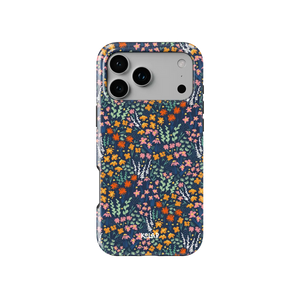 Midnight Meadow | Vibrant Wildflower iPhone Case