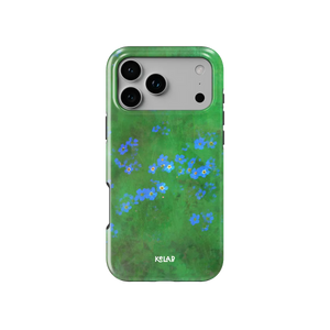 Forget Me Meadow | Vibrant Green Floral iPhone Case