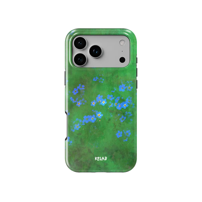 Forget Me Meadow | Vibrant Green Floral iPhone Case