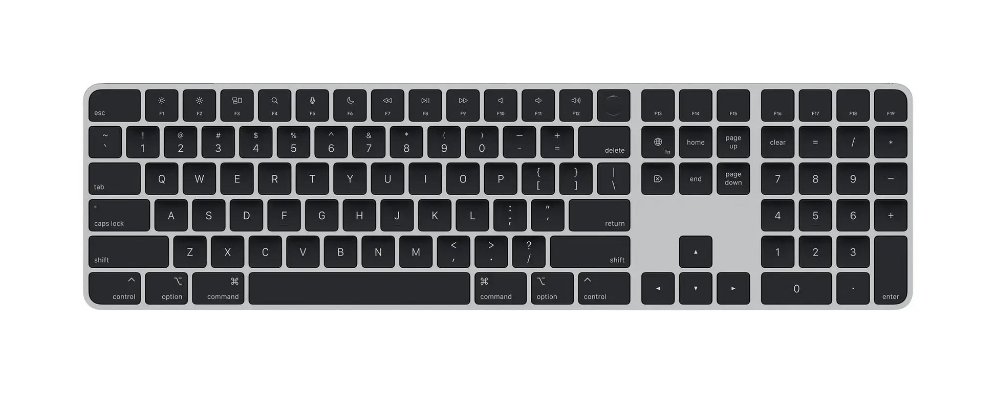 Apple A1843 MRMH2LL/A Wireless Magic Keyboard w/Numeric Keypad (Space Gray) - Techable