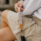 Coastal Check Wrist Lanyard