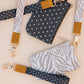 Safari Stripes Zipper Pouch