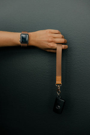 Mocha Wrist Lanyard