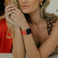 Red Radiance Watch Band