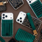 Evergreen Stripe Wrist Lanyard