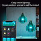 NEW Philips Hue Starter Kit: (3) E26 LED Smart Bulbs (75W) + Smart Button - Adjustable Color and Brightness, Voice Control, Easy Setup