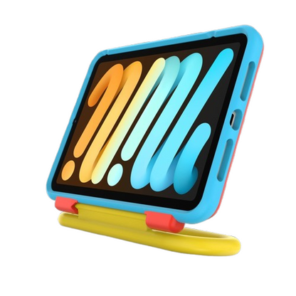 OtterBox Kids EasyClean Case with Screen Protector for iPad Mini (6th Gen) - Hearts and Craft (Renewed)