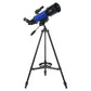 Explore One CF400 70mm Telescope with Carbon Fiber Wrap and AZ Mount – Blue