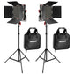 NEEWER 2 Pack Bi-Color 660 LED Video Light and Stand Kit - Techable