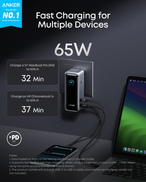 Anker Prime Power Bank (9.6K, 65W, Fusion)