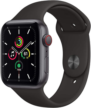 Apple Watch SE 44mm Smartwatch GPS + Wi-Fi 32GB – Very Good - Gray- Refurbished