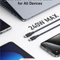 Anker <b>543</b> USB C to USB C Cable (240W, 10 ft)