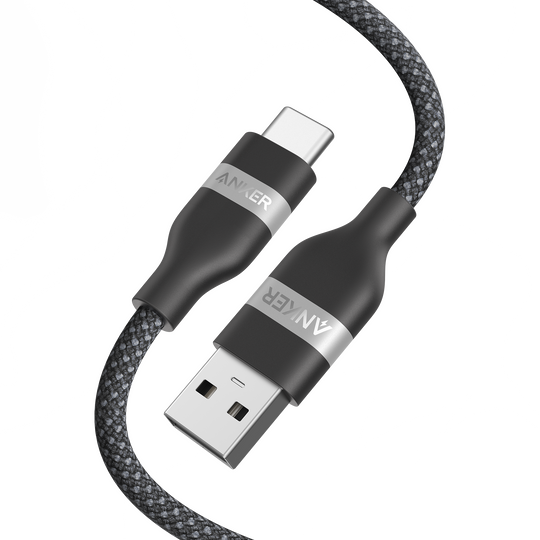 Anker USB-A to USB-C Cable (3 ft / 6 ft, Upcycled-Braided)