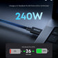 Anker Prime Thunderbolt 5 Cable (3.3 ft / 1.7 ft, 80 Gbps, 240W)